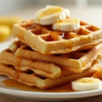 Banana Waffles in Just 10 Minutes