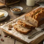 4 Ingredient Banana Bread is quick, easy, and delicious—no mixer needed