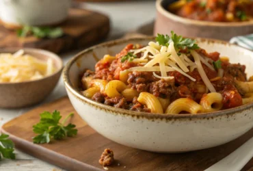 American Beef Goulash with Elbow Macaroni Recipe