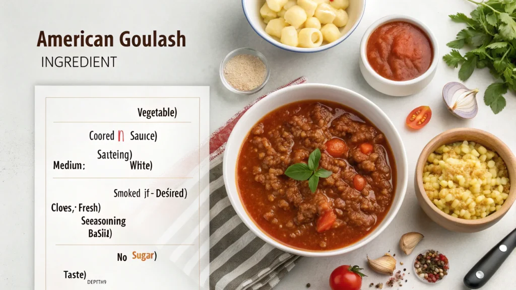 Easy 1-Pot American Beef Goulash with Elbow Macaroni Recipe American Beef Goulash with Elbow Macaroni Recipe