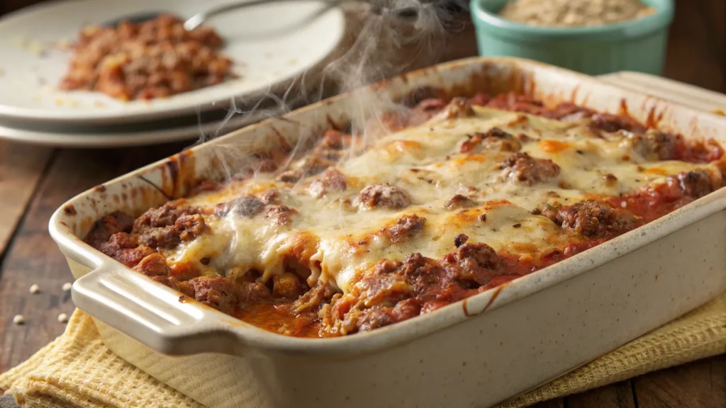 How to Make a Cheesy Ground Beef Pasta Casserole in 5 Easy Steps Cheesy Ground Beef Pasta Casserole