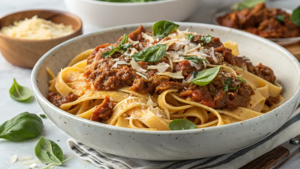 Delicious Creamy Ground Beef Pasta Sauce in 20 Minutes! Creamy Ground Beef Pasta Sauce