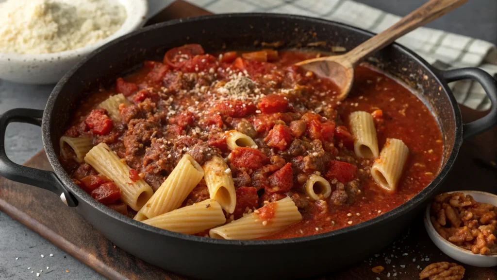 Spicy Ground Beef Arrabbiata Sauce: 5 Flavorful Secrets Spicy Ground Beef Arrabbiata Sauce